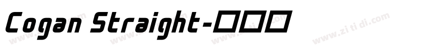 Cogan Straight字体转换 Cogan Straight字体转换